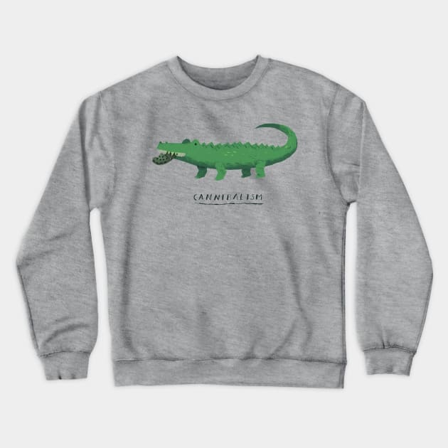 croc cannibalism Crewneck Sweatshirt by Louisros